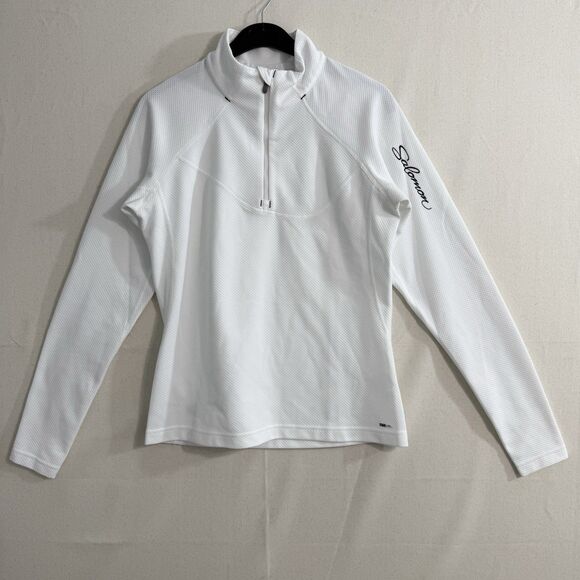 Salomon Women's Moto II Zip Jacket White Size Medium - Picture 1 of 10